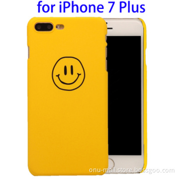 Smiling Face Pattern Hard Phone Case for iPhone 7 Plus Case